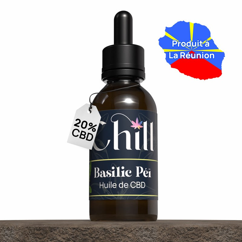 Huile CBD 20% - Basilic Péï