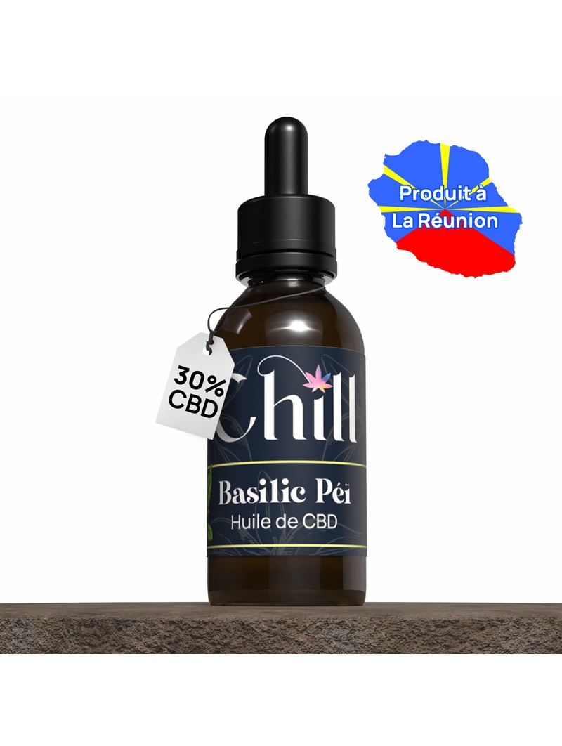 Fiole 10ml - Basilic Péï - 30% CBD